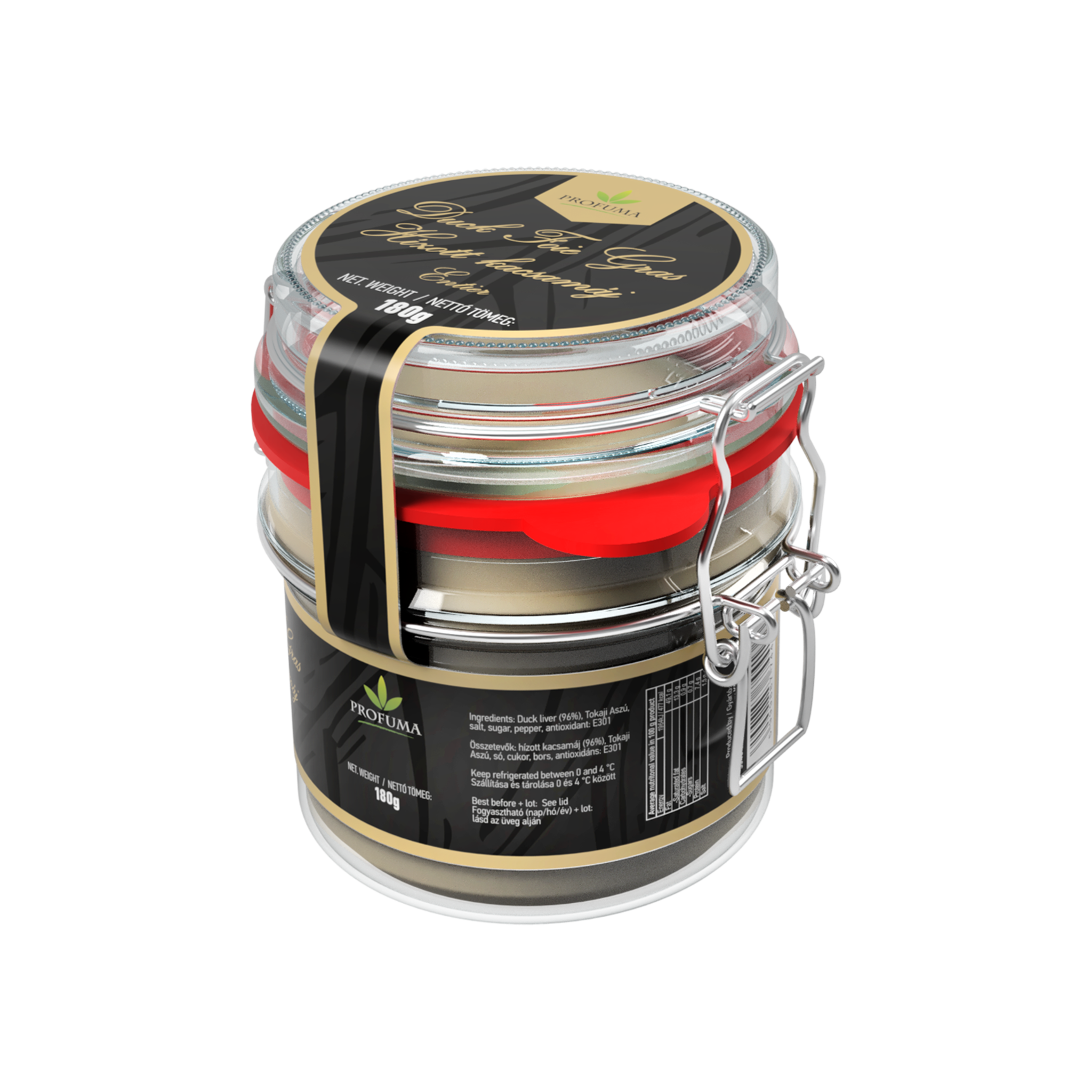 Hele eendenfoie gras bokaal 180gr