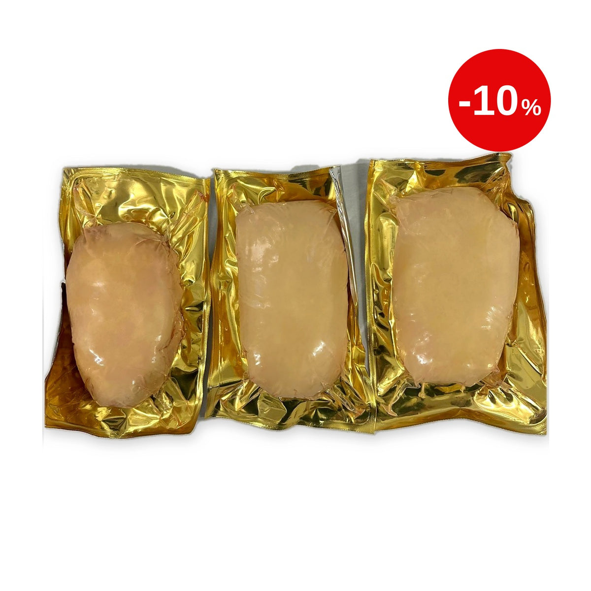 3x Foie gras de canard extra Déveiné +-500gr