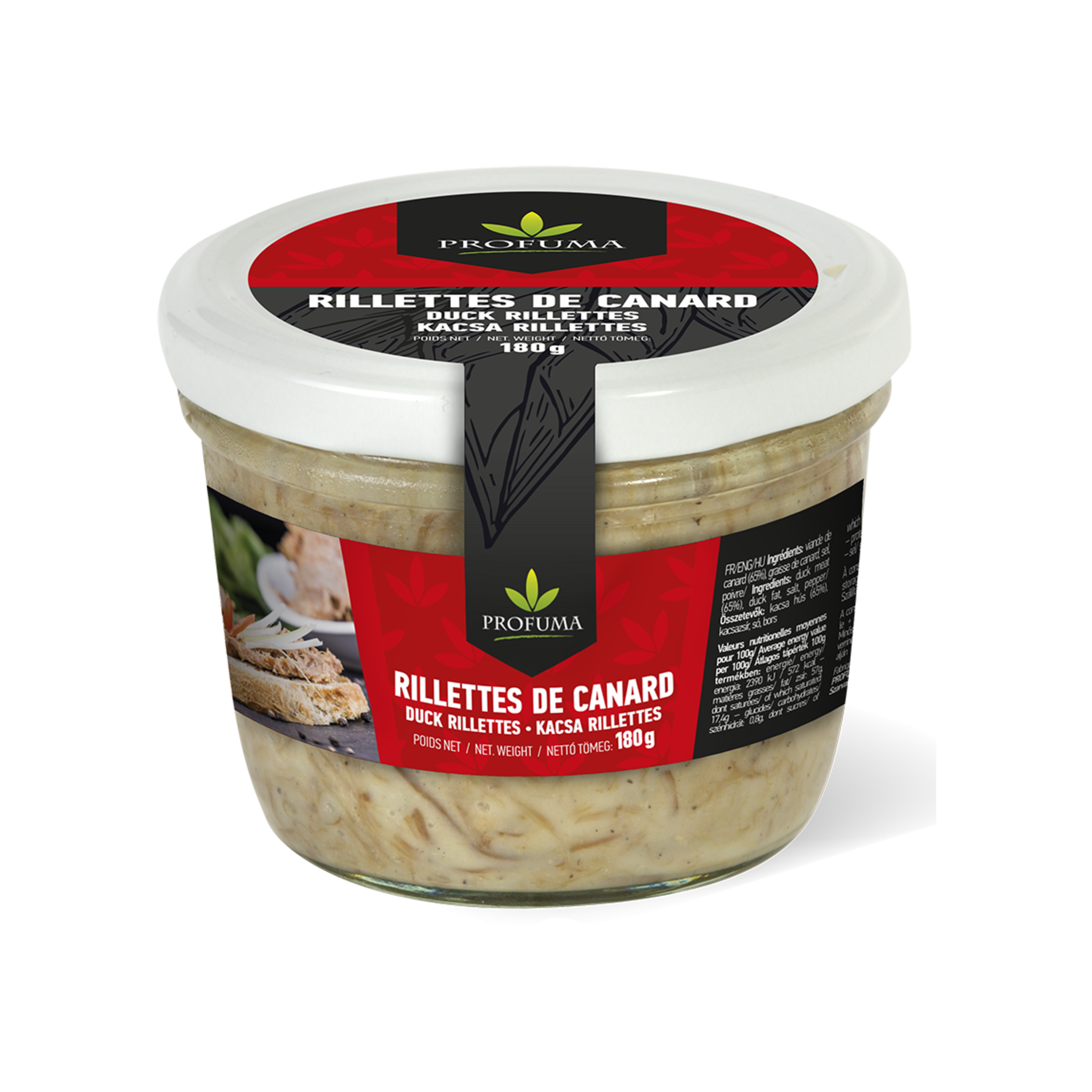 Duck rillettes 180g